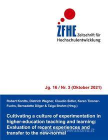 Ebook Cultivating a culture of experimentation in higher-education teaching and learning di Robert Kordts edito da Books on Demand