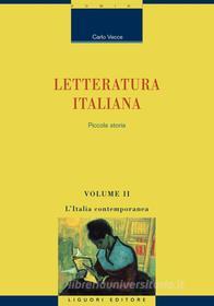 Ebook Letteratura italiana di Carlo Vecce edito da Liguori Editore