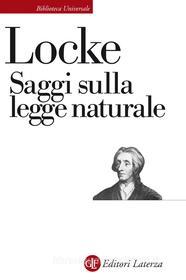 Ebook Saggi sulla legge naturale di John Locke edito da Editori Laterza
