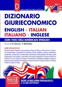Ebook Dizionario Giurieconomico - English-Italian / Italiano-Inglese di G. Gorruso, Federico del Giudice edito da Edizioni Simone