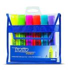 EVIDENZIATORI STABILO BOSS CONFEZIONE DESKSET DA 15 PEZZI (9 FLUO + 6  PASTEL) (Cod. 486154)