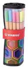 Confezione 25 pennarelli fineliner Point 88 con custodia roller