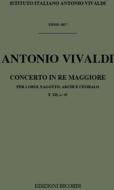 Concerti Per Strumenti Diversi, Archi E B.C.: In Re Per 2 Ob. E Fg. Rv 122 F Xii, 45 - T 362 Opere Strumentali Di A. Vivaldi (Malipiero)