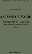 Concerti Per Strumenti Diversi, Archi E B.C.: In Fa Per 2 Cr. E Fg. 'Sinfonia' Rv 135 F Xii, 46 - T 363 Opere Strumentali Di A. Vivaldi (Malipiero)