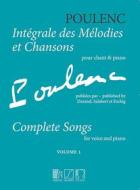 Integrale Des Melodies Et Chansons Publiee Par Dse - Vol. 1 Pour Voix Et Piano / For Voice And Piano Partition