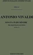 Sonate Per Strum. A Fiato E B.C.: Per Ob. In Do Min. Rv 53 - F Xv, 2 - T 375 Opere Strumentali Di A. Vivaldi (Malipiero)