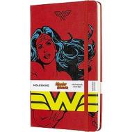 Moleskine - Taccuino a righe Wonder Woman rosso - Large copertina rigida
