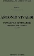 Concerto Per Vl., Archi E Cemb. In Si Bem. Magg. Ed. G. Prato - F I/170 - T 377
