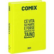 Comix 2020-2021. Diario agenda 16 mesi mini. Giallo neon