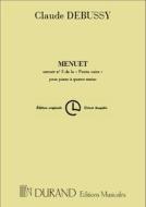 Petite Suite: N. 3 Menuet Transcription Pour Piano A 4 Mains Partition