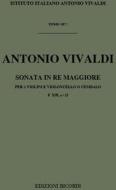 Sonate Per Vl. E B.C.: Per 2 Vl. In Re Op.I N.6 Rv 62 F Xiii, 22 - T 387 Opere Strumentali Di A. Vivaldi (Malipiero)