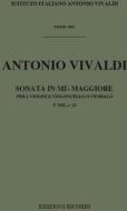 Sonate Per Vl. E B.C.: Per 2 Vl. In Mi Bem. Op.I N.7 Rv 65 F Xiii, 23 - T 388 Opere Strumentali Di A. Vivaldi (Malipiero)