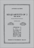 Quartetti (6) Op. 2 : Quartetto Iii In Do Maggiore Rev. Carli Ballola Partitura E Parti