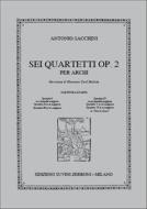 Quartetti (6) Op. 2 : Quartetto Iv In Mi Bemolle Maggiore Rev. Carli Ballola Partitura E Parti
