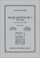 Quartetti (6) Op. 2 : Quartetto Vi In La Maggiore In Stile Di Chiesa Rev. Carli Ballola Partitura E Parti
