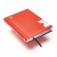 Diario 16 mesi non datato Monocromo Rosso