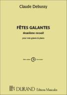 Fetes Galantes  - Deuxieme Recueil Pour Voix Graves Et Piano