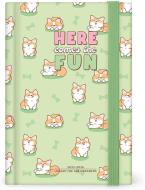 Agenda giornaliera 2025-2026 16 mesi Medium Photo Daily Diary Corgi