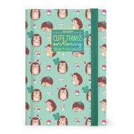 Agenda giornaliera 2025-2026 16 mesi Medium Photo Daily Diary Hedgehog