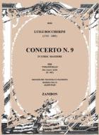Concerto N. 9 In Si Bem. Magg. G.482 Ed. A. Pais - Riduzione Per Violoncello E Pianoforte Spartito