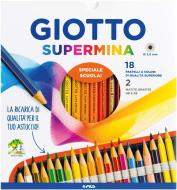 Confezione 18 pastelli Giotto supermina e 2 matite in grafite