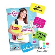 Confezione 10 copertine adesive Magic Cover (colori assortiti)
