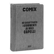 Comix 2024-2025. Agenda 16 mesi standard. Gear black