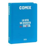 Comix 2024-2025. Agenda 16 mesi standard. Ciano