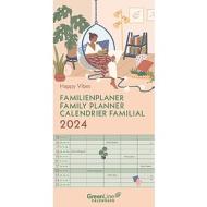 Calendario Family Planner 2024 GreenLine Happy Vibes cm 22x45
