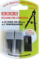 Blister 10 mine HB per compasso con temperino