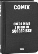 Comix 2025-2026. Agenda 16 mesi standard. Nero e bianco per Istituto tecnico industriale