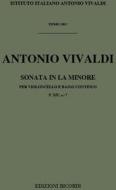 Sonate Per Vc. E B.C.: In La Min. Rv 44 (F Xiv, 7 - T 503) Opere Strumentali Di A. Vivaldi (Malipiero)