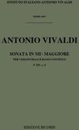 Sonate Per Vc. E B.C.: In Mi Bem. Rv 39 (F Xiv, 8 - T 504) Opere Strumentali Di A. Vivaldi (Malipiero)