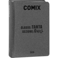 Comix 2025-2026. Agenda 16 mesi mini. Carbone