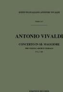 Concerti Per Vl., Archi E B.C.: In Si Bem. Rv 381 (F I, 235 - T 514) Opere Strumentali Di A. Vivaldi (Malipiero)