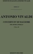 Sinfonie Per Archi E B.C.: In Mi Rv 132 (F Xi, 50 - T 515) Opere Strumentali Di A. Vivaldi (Malipiero)