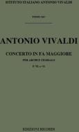 Sinfonie Per Archi E B.C.: In Fa Rv 137 (F Xi, 51 - T 516) Opere Strumentali Di A. Vivaldi (Malipiero)