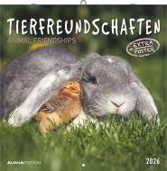 Calendario 2026 Animal Friendship cm 30x30