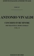 Concerti Per Vc., Archi E B.C.: In Re Min. Rv 407 (F Iii, 23 - T 523) Opere Strumentali Di A. Vivaldi (Malipiero)