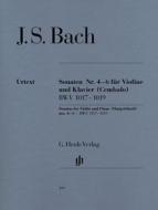 Sonate (6) Vol.  2  (Bwv 1017-1019) (Urtext)