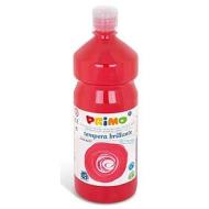 Flacone 1 litro colore a tempera brillante rosso vermiglio