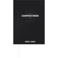 Agenda settimanale 17 mesi 2025/2026 Campustimer Black cm 10x15
