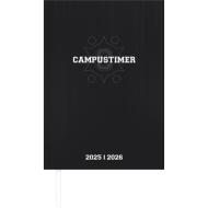 Agenda settimanale 17 mesi 2025/2026 Campustimer Black cm 15x21