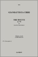 Tre Duetti Op. Vii Per Flauto E Violoncello Ed. L. Malusi