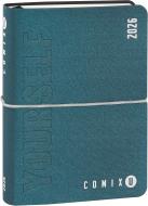 Comix U Yourself Mini Agenda 2025-2026 giornaliera 16 mesi. Blu