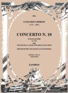 Concerto N. 10 In Re Magg. G.483 Ed. A. Pais - Riduzione Per Violoncello E Pianoforte Spartito