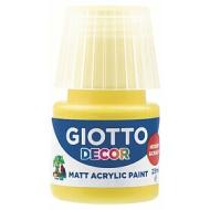 Tempera acrilico Giotto Decor ml 25 giallo primario