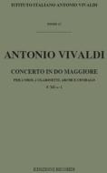 Concerti Per Strumenti Diversi, Archi E B.C.: In Do Per 2 Ob. E 2 Cl. Rv 560 F Xii, 1 - T 3 Opere Strumentali Di A. Vivaldi (Malipiero)