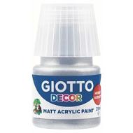 Tempera acrilico Giotto Decor ml 25 argento