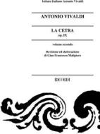 La Cetra Op.Ix - Vol.Ii Ed. G.F. Malipiero Opere Strumentali Di A. Vivaldi (Malipiero) - Partitura Formato Studio